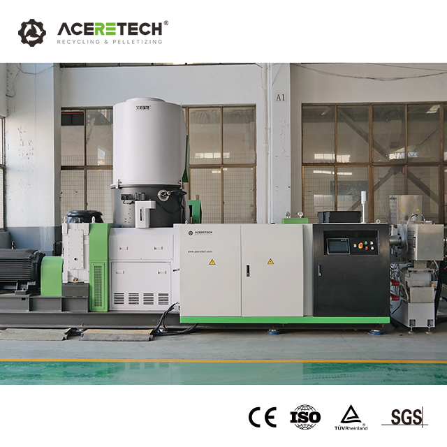 ACS-H CE ISO 证书塑料回收单螺杆挤出造粒机与 Siemens Plc